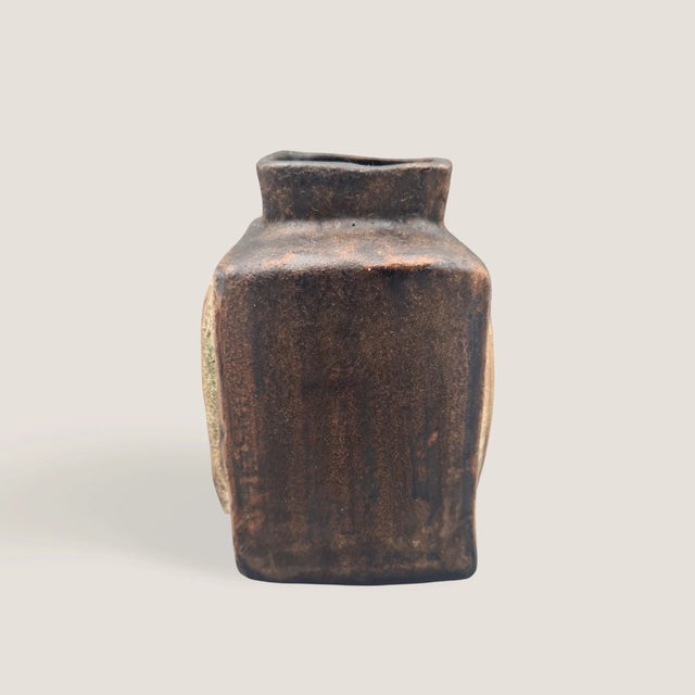 Ceramic Vase with Face Motif by Helmut Schäffenacker, Germany, 1960s For Sale - Image 10 of 18