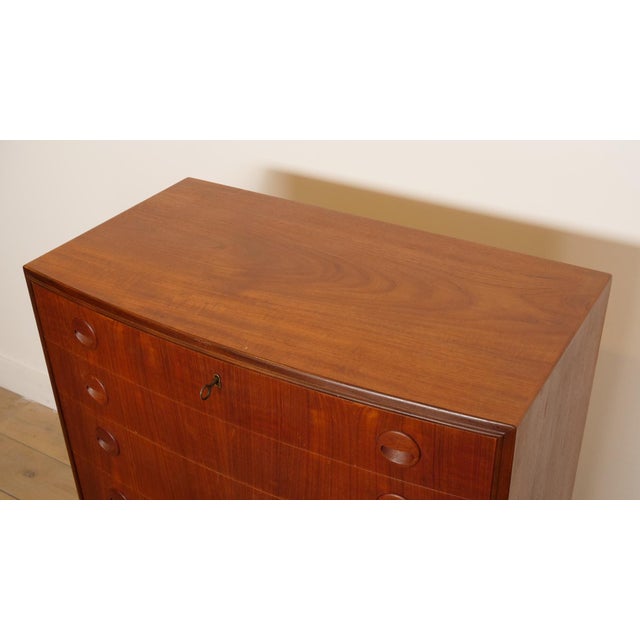 Vintage Danish Teak Chest of Drawers For Sale - Image 3 of 10