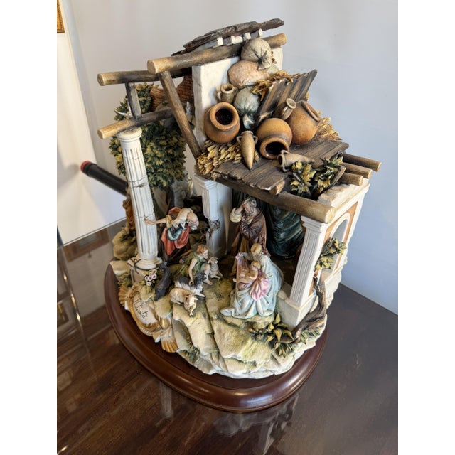 Majestic Prince Nativity Scene from Capodimonte Porcelain, 1990s For Sale - Image 11 of 16