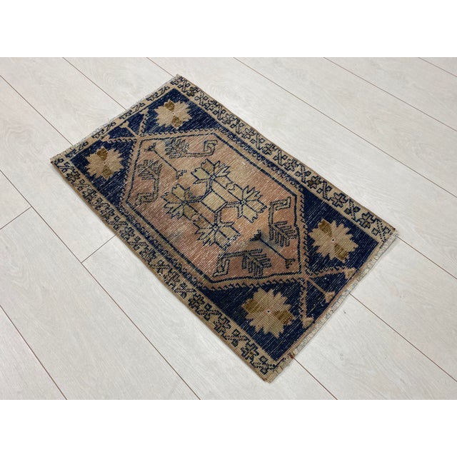 Ethnic Vintage Floral Carpet For Sale - Image 4 of 5