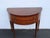 Wood 1940s Demilune Console Table Buffet Server 6562 For Sale - Image 7 of 18