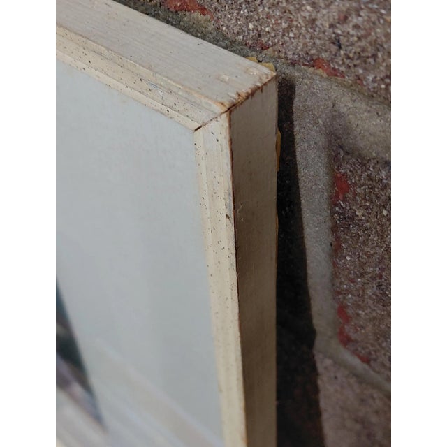 Framed Signed J. Akston "Untitled, 1967" Abstract Portrait For Sale - Image 9 of 10