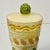 Ceramic 1980s Vintage Italian Mediterranean Artichoke Motif Lidded Oval Ceramic Tall Pasta Canister For Sale - Image 7 of 14