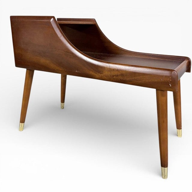 Mid-Century Teak Telephone Seat Table from Chippy Heath For Sale - Image 4 of 7