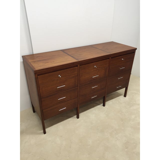 Rare and wonderful Paul McCobb designed 12 drawer low chest of drawers. This Lane model is named Delineator. Brilliant...