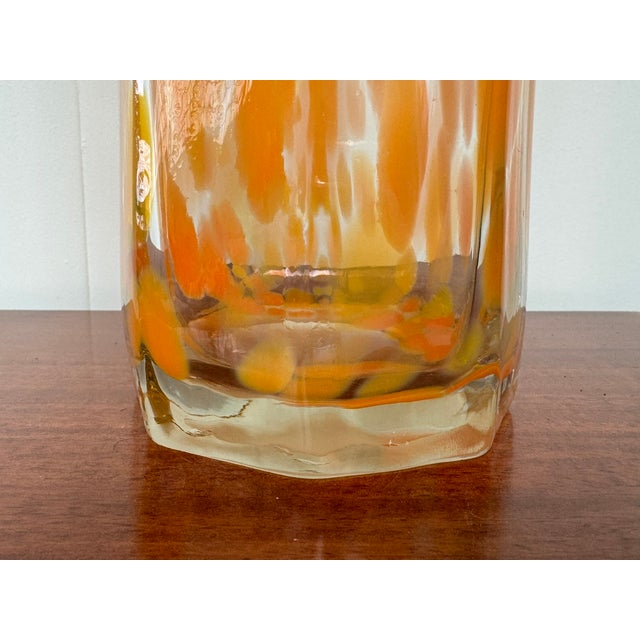 Glass Vase, Former Czechoslovakia, 1960s For Sale - Image 9 of 15
