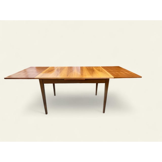 Brown Vintage Extending Table by Palette Möbelwerk, 1970s For Sale - Image 8 of 9