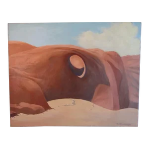 Barry Atwater -Navajo Sheep, Monument Valley - New Mexican Landscape 1930s