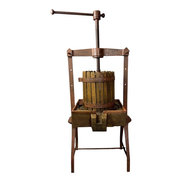 Antique Wooden Cider & Wine Press For Sale