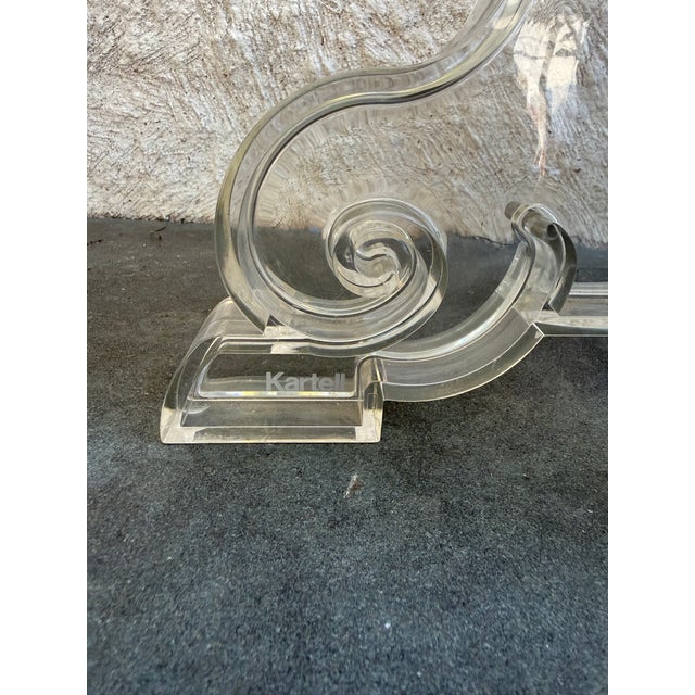 Kartell Kartell Bourgie Crystal Acrylic Lamp Ferruccio Laviani For Sale - Image 4 of 8