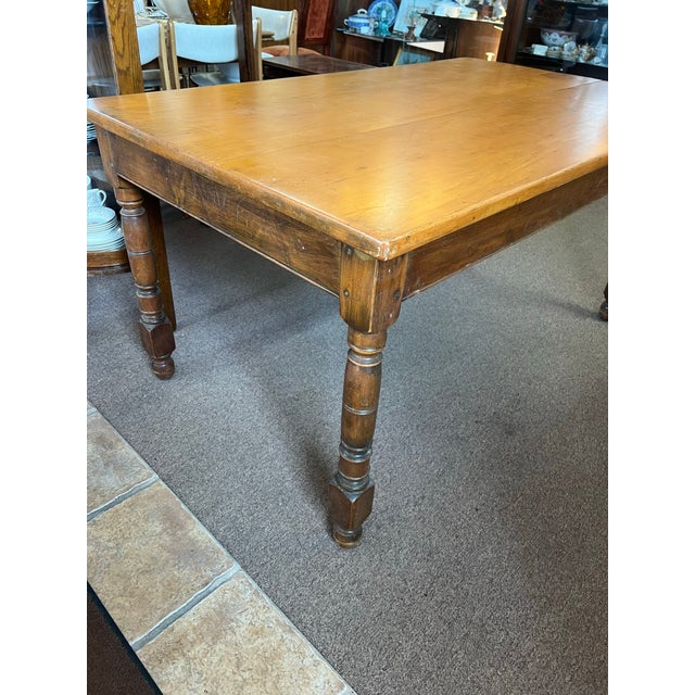 1950s 1950's Stickley French Farmhouse Pine Dining Table For Sale - Image 5 of 10