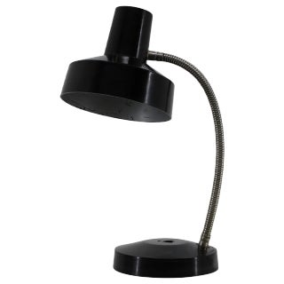 Black Bakelite Table Lamp from Elektrosvit, Czechoslovakia, 1950s For Sale
