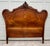 Late 19th Century Antique French Carved & Shaped Walnut Full Size Headboard For Sale - Image 5 of 14