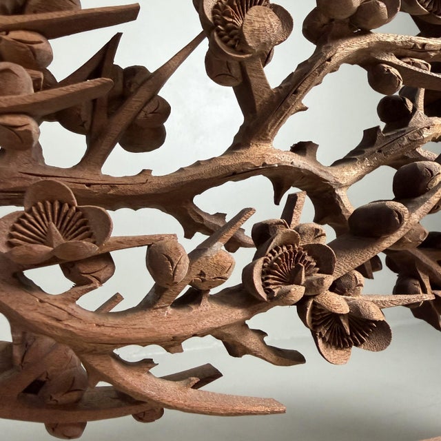 Monumental Japanese Ranma Transom Panel, 1960s For Sale - Image 9 of 18