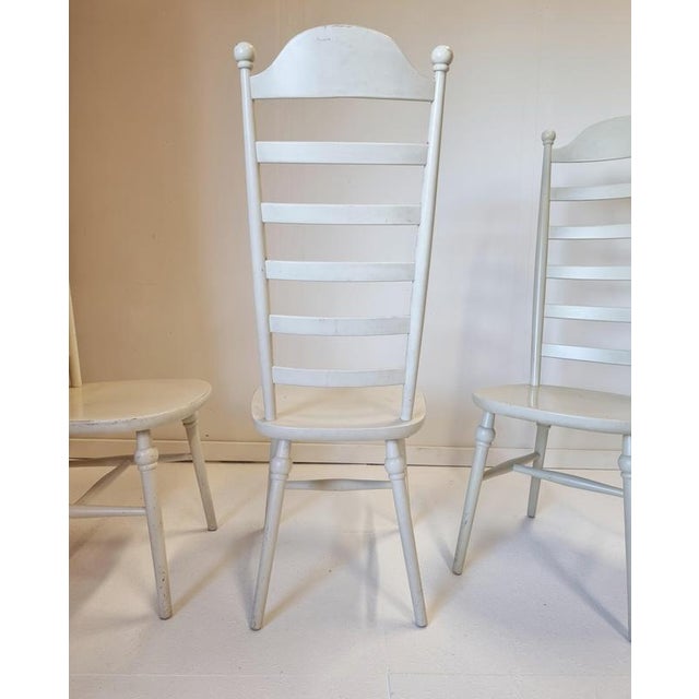 Nässjö Stolfabrik Scandinavian Modern Mona High-Back Chairs by Lillemor Mannerheim for Nässjö Stolfabrik, 1960s, Set of 6 For Sale - Image 4 of 11