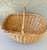 Nice natural light colored vintage basket from the 1900s. Measures: 13 1/2” long x 10” wide x 12” tall (handle included)....