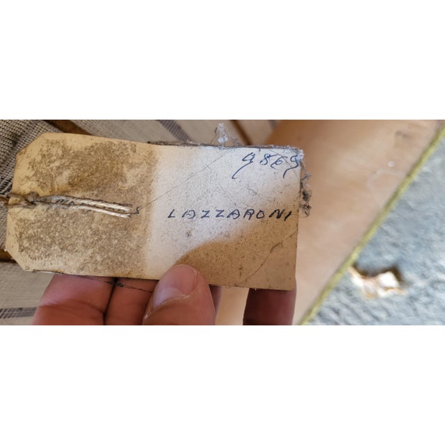 Italian Armchair in Wood and Velour, 1970 For Sale - Image 13 of 14