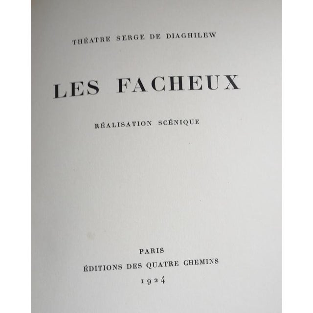 Unknown, Les Facheux Book, 1924, Lithograph on Paper For Sale - Image 8 of 10