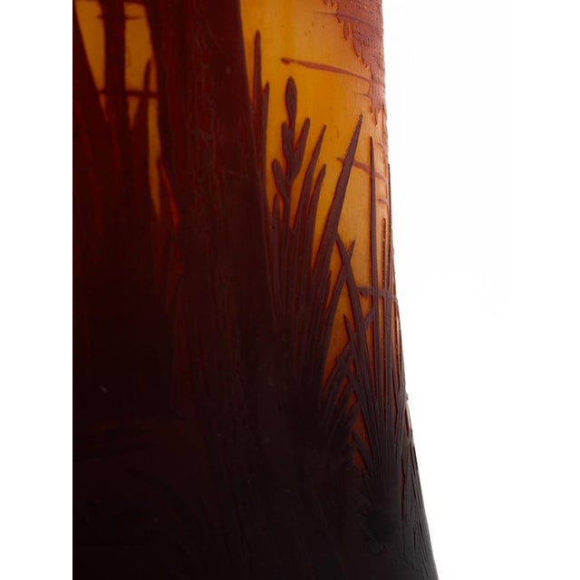 Art Nouveau Vase in Multilayered Glass from Daum Nancy, 1890s For Sale - Image 4 of 12