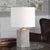 Modern Concrete Base Petite Accent Lamp For Sale - Image 3 of 4