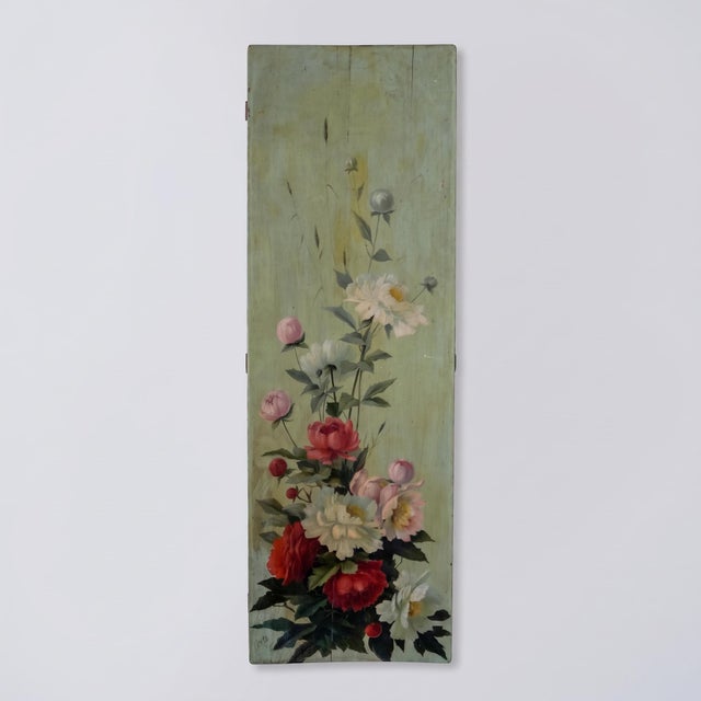 MD, Peony Decoration, 1890s, Paint and Wood For Sale - Image 8 of 8