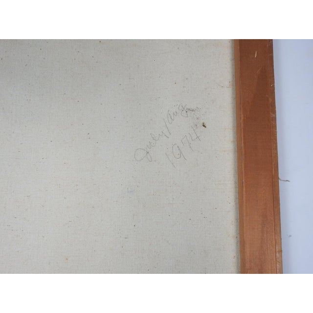 1974 Mountain Wildflower Valley Landscape Painting For Sale In Seattle - Image 6 of 10