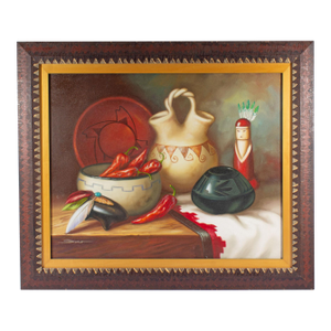 Oil on Canvas Still Life Painting by Sonco Carrasco