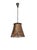 Tom Greene Brutalist Handcrafted Copper Pendant Lamp in Tom Greene, 1960s For Sale - Image 4 of 18