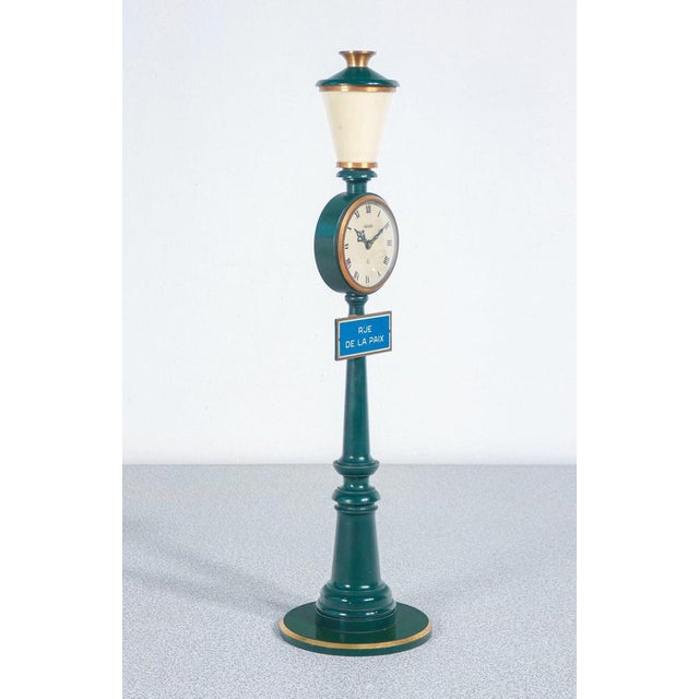 Rue de la Paix Lamp Clock from Jaeger For Sale - Image 3 of 18