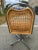 Daystrom Furniture Mid Century Chrome and Wicker Swivel Vanity/Desk Chair For Sale In New York - Image 6 of 12