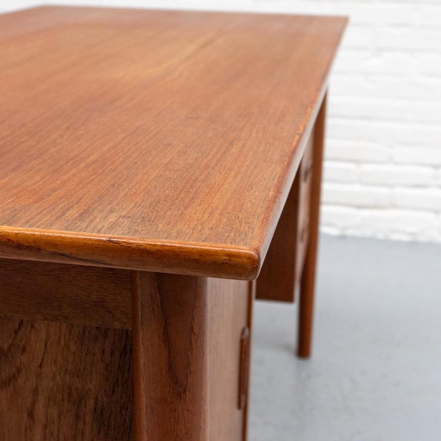 Danish Teak Desk, 1960s For Sale - Image 12 of 16