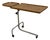 Danecastle Danish Modern Teak and Chrome Adjustable Reading Tray Table, 1970s For Sale