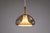 Metal Hanging Lamp with Smoked Murano Glass and Opaline Inner Shade, 1960s For Sale - Image 7 of 14