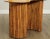 Vintage Bamboo Kidney Shape Vanity with Mirror, Stool - a Pair For Sale - Image 11 of 13