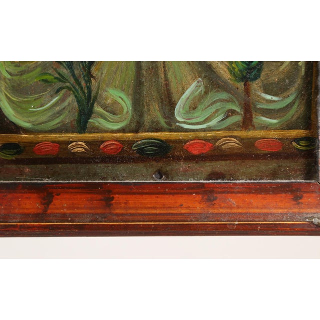 Our Lady of the Cave, Oil on Tin, 19th Century For Sale - Image 9 of 10