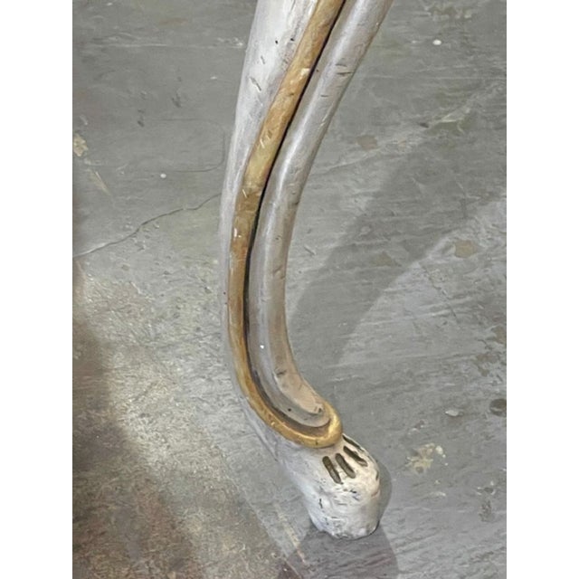 Vintage Italian Carved and Painted Game Table For Sale In Dallas - Image 6 of 10