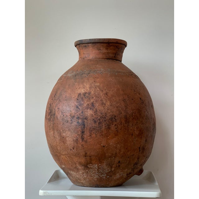 17th Century Large Red Terracotta Vessel, Vase, Planter with Low Tap For Sale - Image 16 of 18