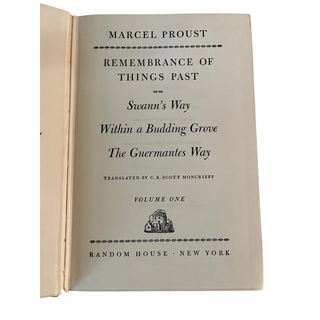 Marcel Proust’s Remembrance of Things Past Volume I & II, 1934 Random House Edition For Sale - Image 4 of 9