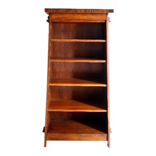 Stickley Bookshelf Wooden Tower For Sale