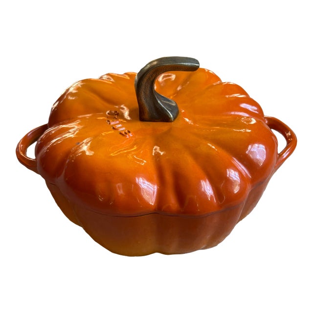 Staub Cast Iron Pumpkin Dutch Oven For Sale
