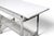 White Early 20th Century Large Stick Wicker Console Table in White Paint Finish For Sale - Image 8 of 18