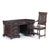 Desk and Armchair in Fine Wood, 19th Century, Set of 2 For Sale - Image 6 of 6