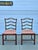 Pair of Mid 20th Century Chippendale Style Pierced Ladder Back Mahogany and Pink Upholstered Side Chairs For Sale - Image 4 of 12