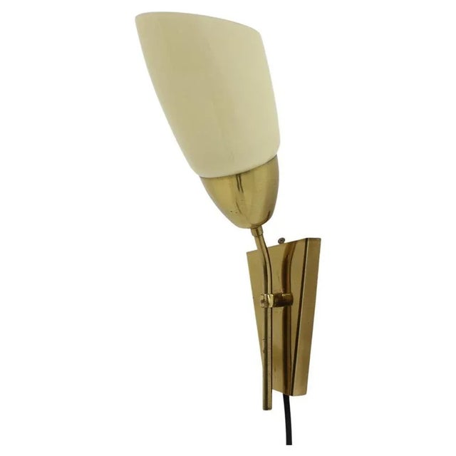 White Mid-Century Wall Lamps by Kamenicky Senov, 1960s, Set of 2 For Sale - Image 8 of 8