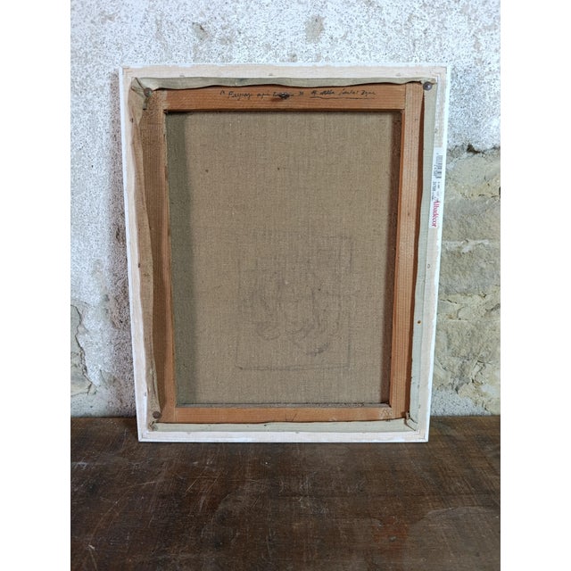M. Alba, Landscape, 1931, Oil Painting on Canvas For Sale - Image 9 of 10