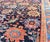 Antique Persian Malayer Rug With Large Floral Motifs in Navy and Multi Colors For Sale In Atlanta - Image 6 of 7