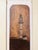 Wood Vintage Painting Lighthouse Folk Art on Tan Wooden Frame Coastal Nautical For Sale - Image 7 of 7