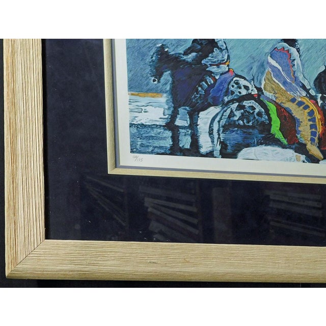 1980s Earl Biss "Reflections on Still Waters" Serigraph on Paper Framed Hand Signed 62/175 For Sale - Image 5 of 8