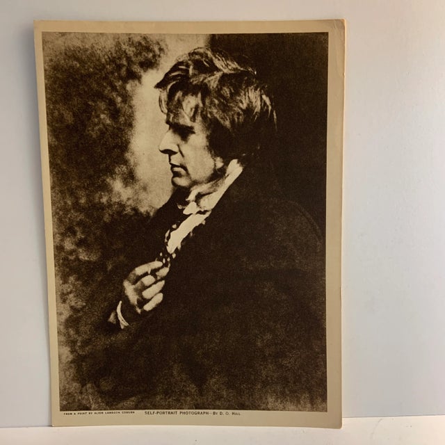 1905 Self Portrait by Hill Intaglio Gravure Print For Sale - Image 4 of 4