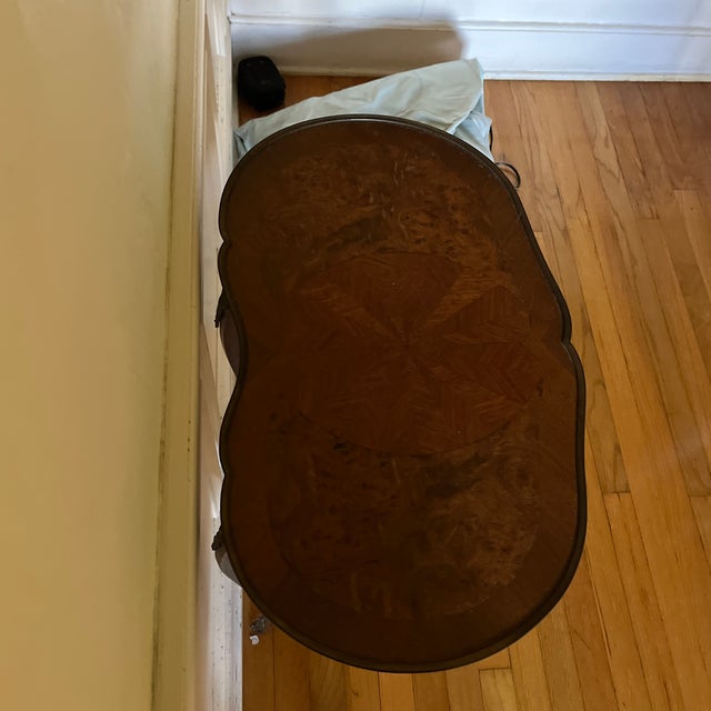 Brass Late 20th Century Louis XV Style Side Table For Sale - Image 8 of 9